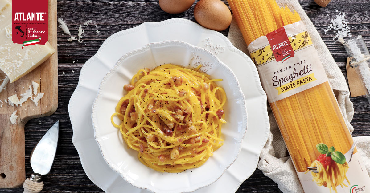 Maize Spaghetti Carbonara | Atlante Brand